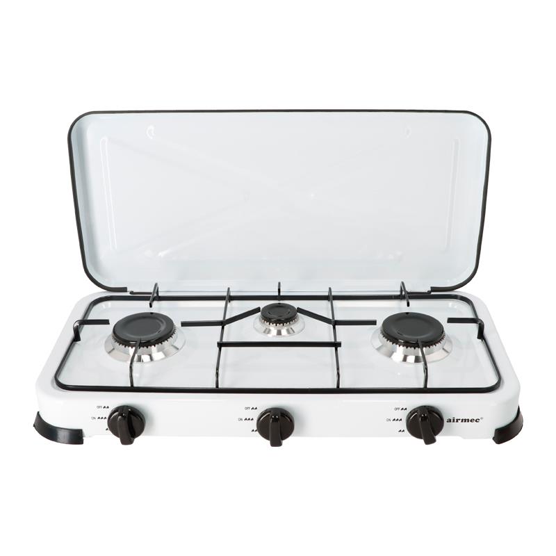 AM131554 COCINA GAS BLANCA SERIE ADVENTURE AIRMEC 3 FUEGOS