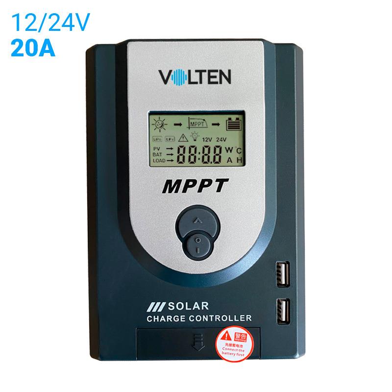 VL1588 CONTROLADOR DE CARGA SOLAR MPPT 12V/24V 20A VOLTEN