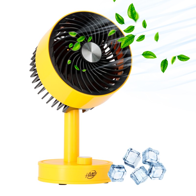 LH2201 VENTILADOR PORTÁTIL DE BATERÍA AMARILLO LARRYHOUSE