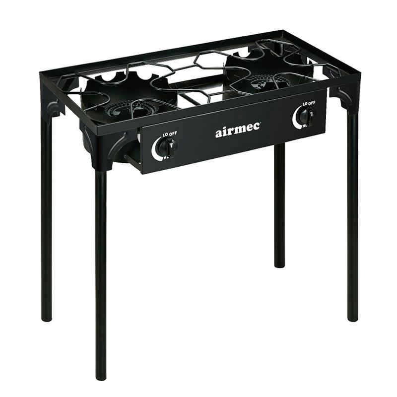 AM131576 FOGON DE GAS CON PATAS AIRMEC 2 FUEGOS