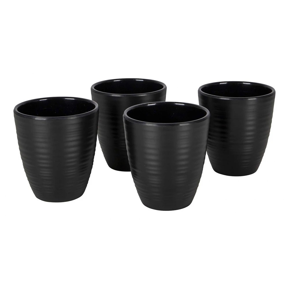 6181494 BC IND Taza Orville mel. negra 4pcs