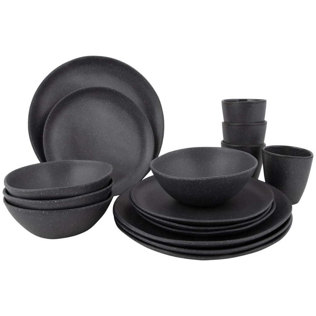 6181580 BC UO Vajilla Hoxton gris 16pcs