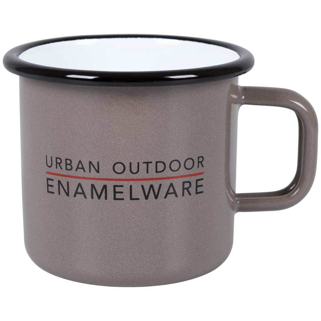 6101800 BC UO Taza esmalte d.8cm taupe